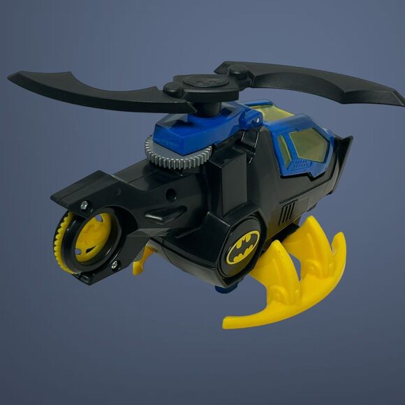Fisher Price 2012 Imaginext DC Super Friends Batman Batcopter  Helicopter Only - Picture 7 of 16